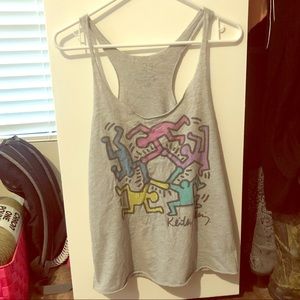 Gray Graphic Tank ~ Forever 21